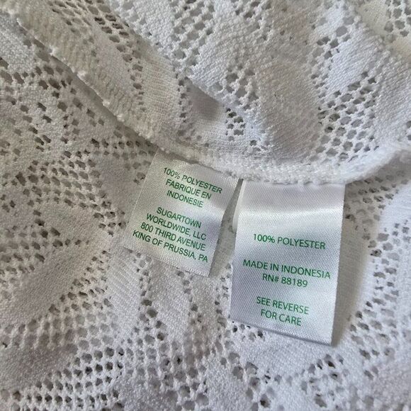 Lilly Pulitzer Finnley Lace Cover-up Dress in Resort White Size XS - Picture 10 of 11